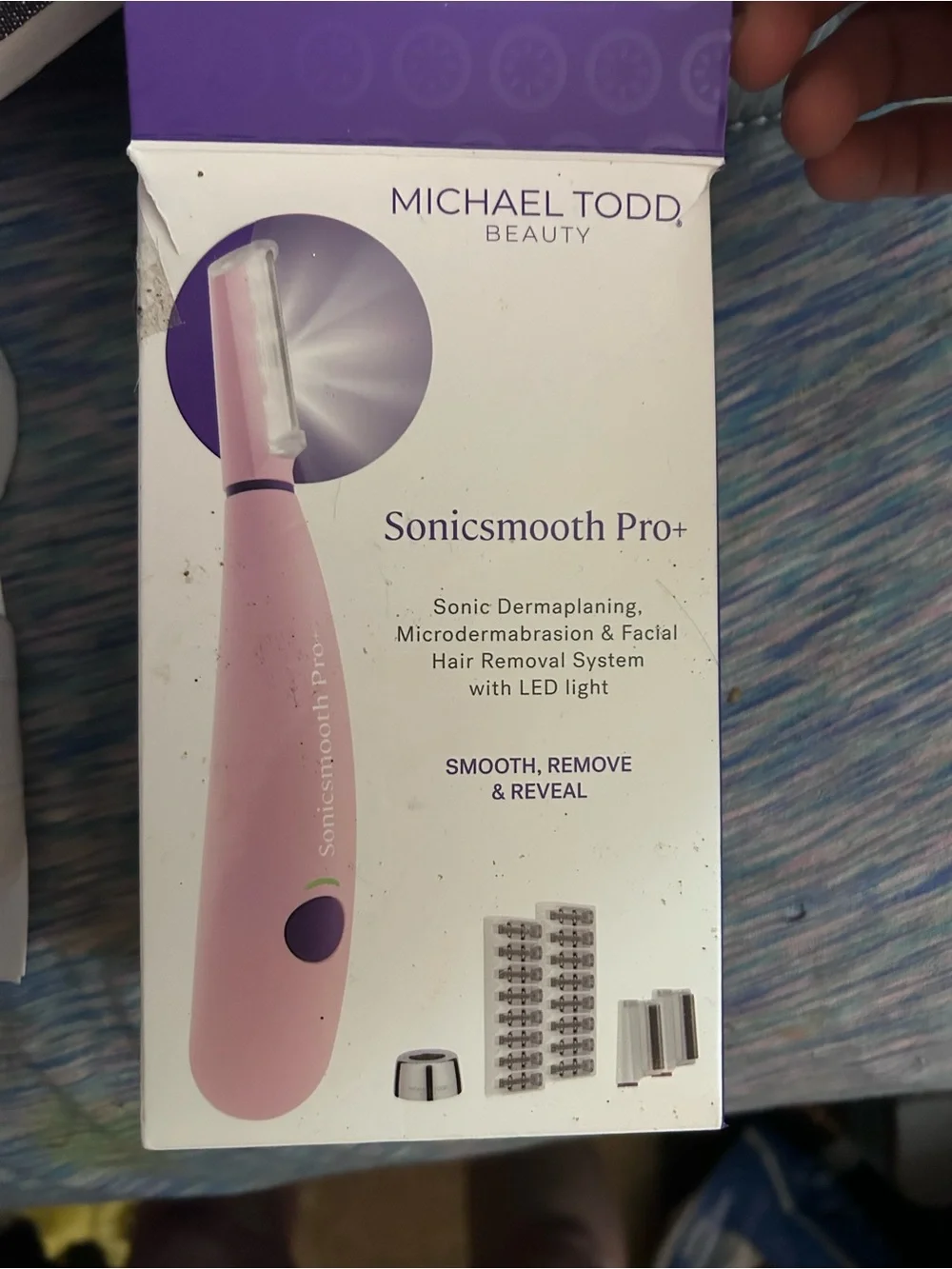 Michael Todd Beauty Sonicsmooth Pro+ Pink Dermaplaning Tool